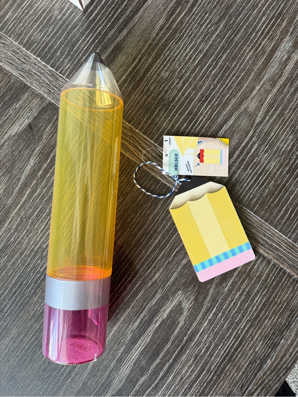 NWT Fillable Pencil & Gift Card Holder